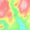 Carte topographique Saw Creek, altitude, relief