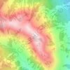 Carte topographique Mount Sheridan, altitude, relief