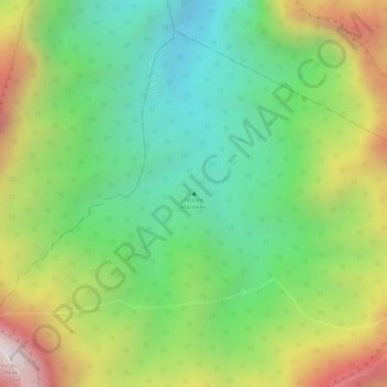 Carte topographique Mount Mariveles, altitude, relief