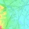 Carte topographique Southlands, altitude, relief