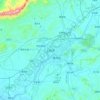 Carte topographique Shangrao, altitude, relief