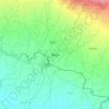 Carte topographique Birgunj, altitude, relief