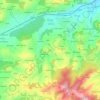 Carte topographique Grat, altitude, relief