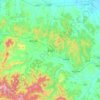Carte topographique Baoshan, altitude, relief