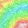 Carte topographique Rovinella, altitude, relief