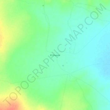 Carte topographique El Churqui, altitude, relief