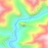 Carte topographique Shenzhong Mountain, altitude, relief