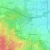 Carte topographique Engeland, altitude, relief