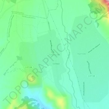 Carte topographique Chumalovo, altitude, relief