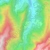 Carte topographique Tanque, altitude, relief