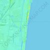Carte topographique Ocean Vue, altitude, relief
