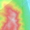 Carte topographique Pennock Mountain, altitude, relief