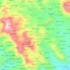 Carte topographique Jabah, altitude, relief