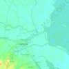 Carte topographique Almacen, altitude, relief