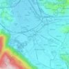 Carte topographique Ilidža, altitude, relief