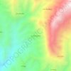 Carte topographique La Rinconada, altitude, relief