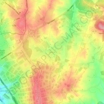 Carte topographique Balçık, altitude, relief