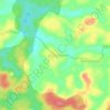 Carte topographique Mendong, altitude, relief