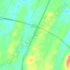 Carte topographique Ocoee, altitude, relief