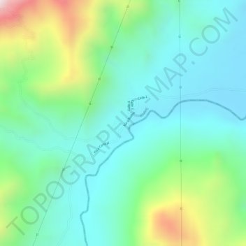 Carte topographique PORTUGAL DE PIEDRAS, altitude, relief