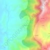 Carte topographique Gopalpur, altitude, relief