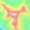 Carte topographique Ghost Mountain, altitude, relief
