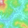 Carte topographique Carrascosa, altitude, relief