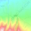 Carte topographique Santa Ana del Pedregal, altitude, relief