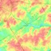 Carte topographique Westtown, altitude, relief