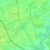 Carte topographique Hulsen, altitude, relief