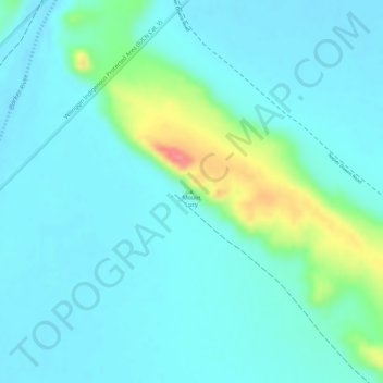 Carte topographique Mount Lucy, altitude, relief