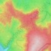 Carte topographique Siamesische Zwillinge, Dick, altitude, relief