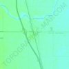 Carte topographique Grandin, altitude, relief