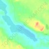 Carte topographique Näversjön, altitude, relief