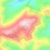Carte topographique Big Bald Mountain, altitude, relief