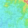 Carte topographique Kuala Lumpur, altitude, relief