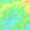 Carte topographique Le Lignon, altitude, relief