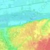 Carte topographique Clos de la Garenne, altitude, relief