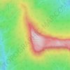 Carte topographique Mount Solitary, altitude, relief