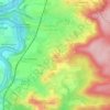 Carte topographique Bilz, altitude, relief