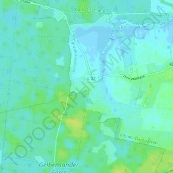 Carte topographique Neu-Hirschburg, altitude, relief