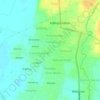 Carte topographique Brantak, altitude, relief