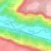 Carte topographique Maisons de l'Échelle, altitude, relief