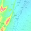 Carte topographique Marcos, altitude, relief
