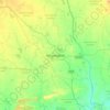 Carte topographique Miryalaguda, altitude, relief