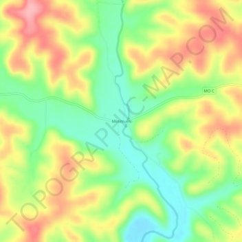 Carte topographique Minimum, altitude, relief