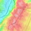 Carte topographique Fetais, altitude, relief