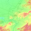 Carte topographique Jabalpur, altitude, relief