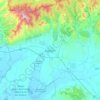 Carte topographique Κομοτηνή, altitude, relief