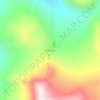 Carte topographique Wenquan, altitude, relief